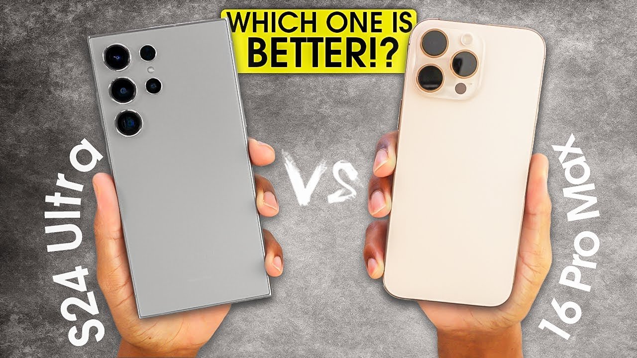 iPhone 16 Pro Max vs. Galaxy S24 Ultra