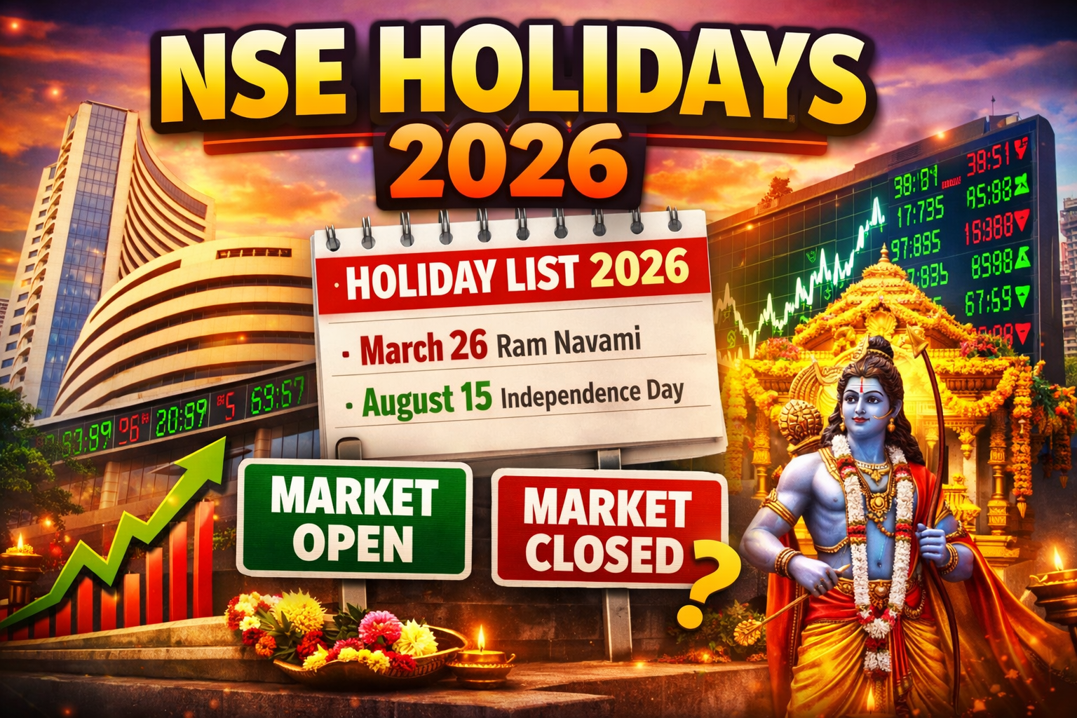 NSE Holidays 2026