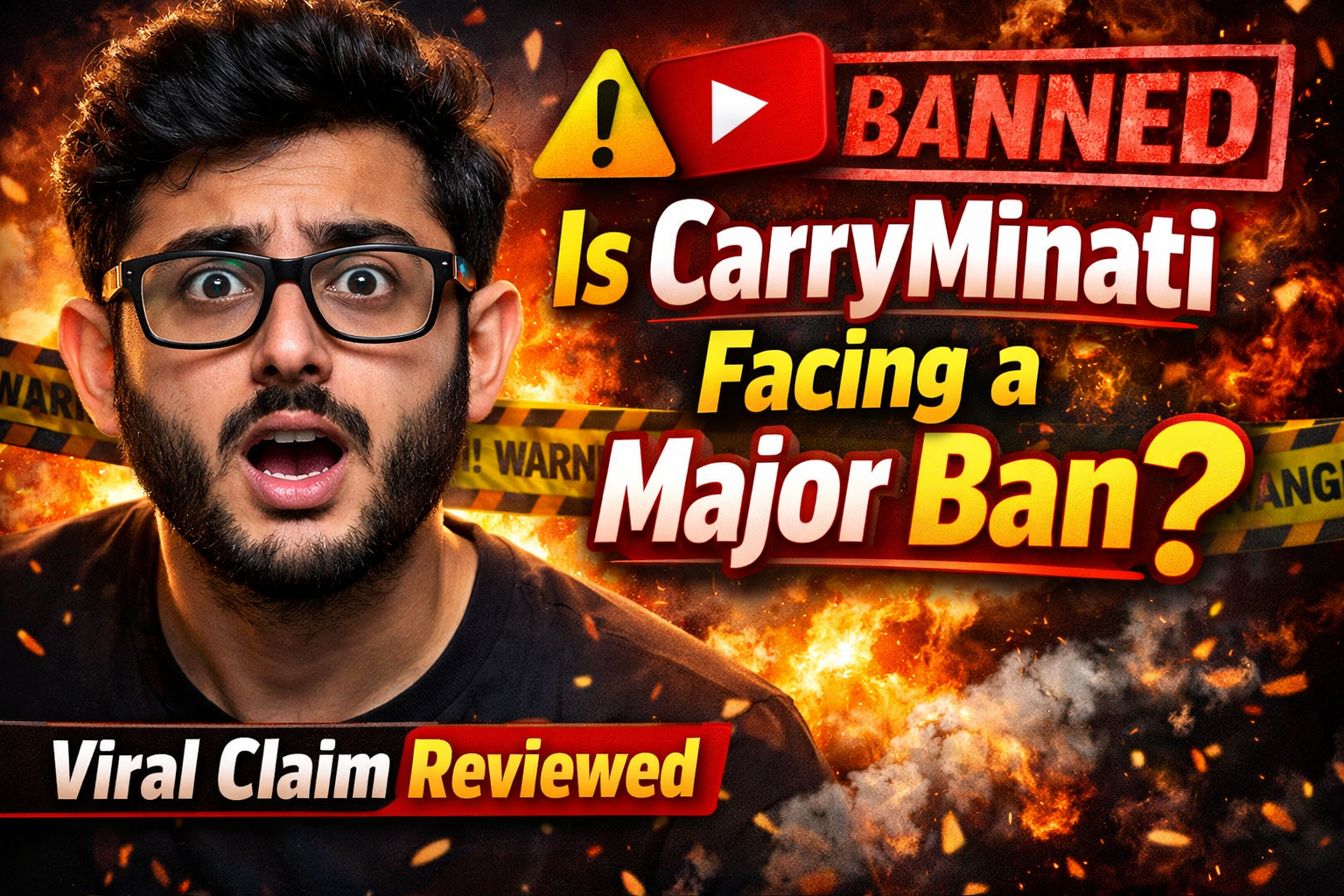 CarryMinati ban