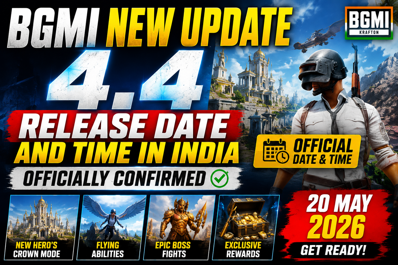 bgmi new update 4.4 release date