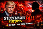 Stock Market Futures Fall as UK Won’t Join Trump Blockade