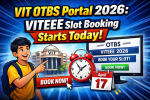 VIT OTBS Portal 2026: VITEEE Slot Booking Starts Today