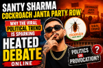 Rapper Santy Sharma Cockroach Janta Party Row: Why the Viral Political Trend Is Sparking Heated Debate Online